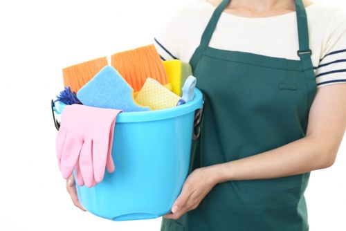 A local cleaner carrying out a one-off clean in a Kentishtown home