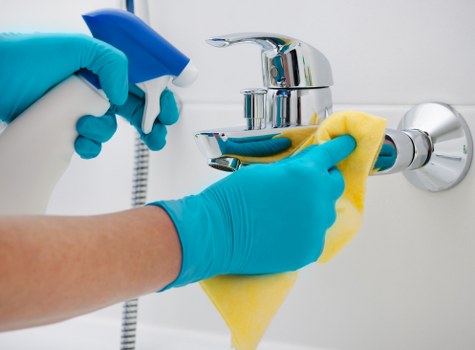 Professional exterior glass cleaning for a Kentishtown property
