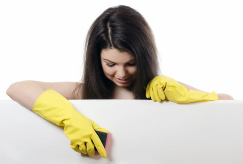 Detailed cleaning of cupboards and surfaces before moving in